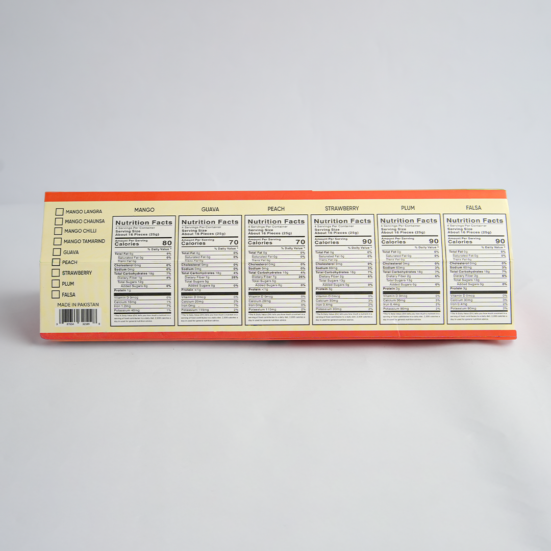 Mango Chaunsa Fruity Rolls